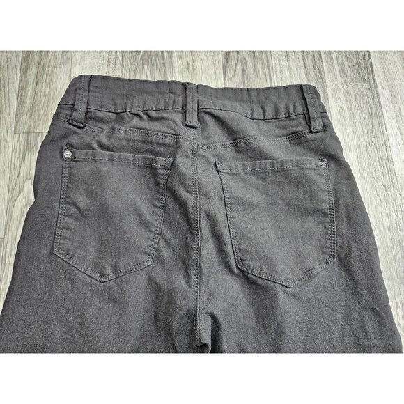 YMI Skinny Jeans Womens Medium Black Stretch Mid Rise 5 Pocket Pants - Picture 3 of 11